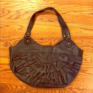 Anthropologie leather bag